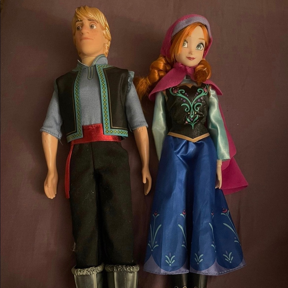 Disney Frozen Anna and Kristoff Dolls